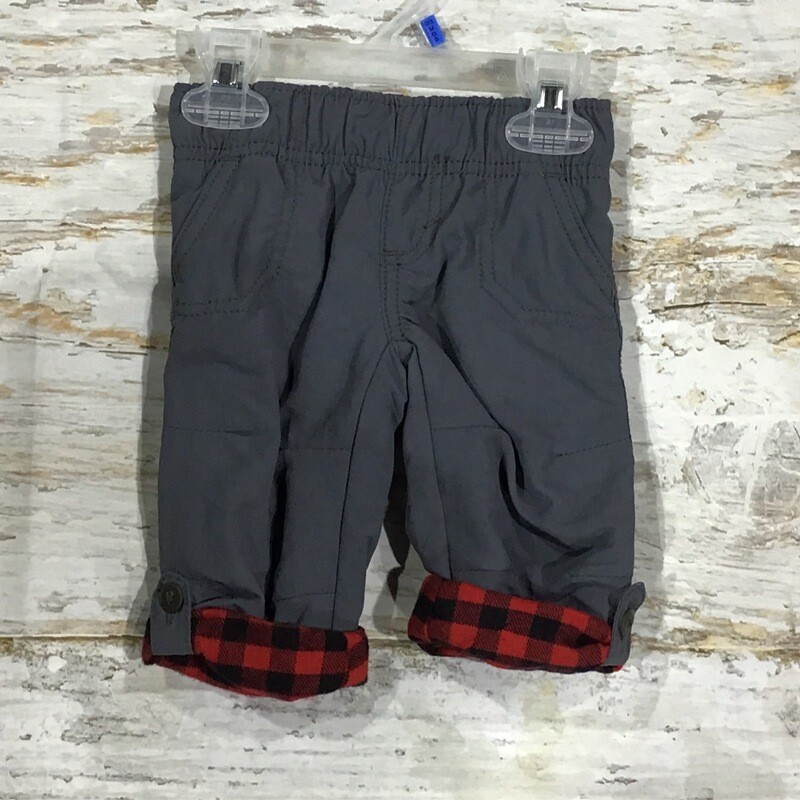 Grey Lined Toddler Pants