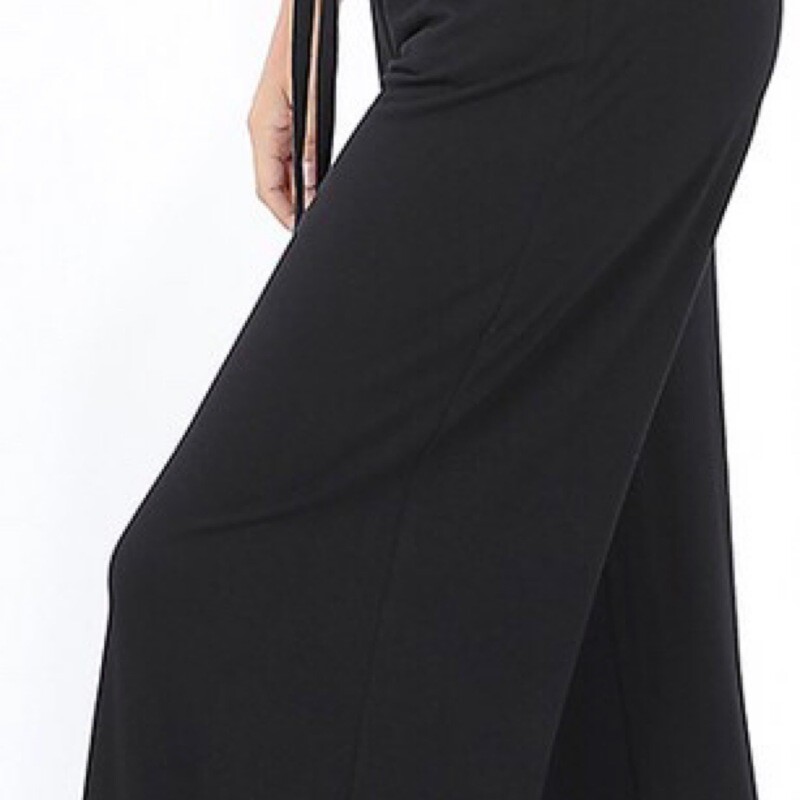 BLACK COTTON PANTS
