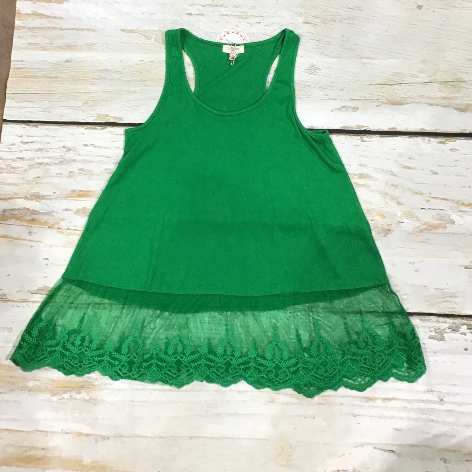 KELLY GREEN LACE EXTENDER
