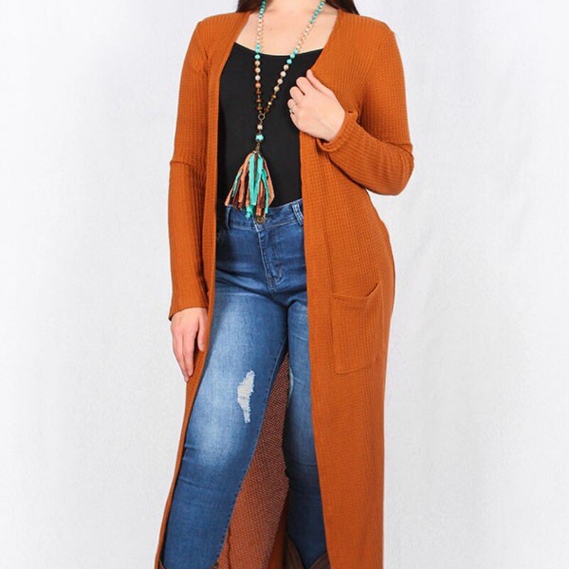 RUST LS CARDIGAN