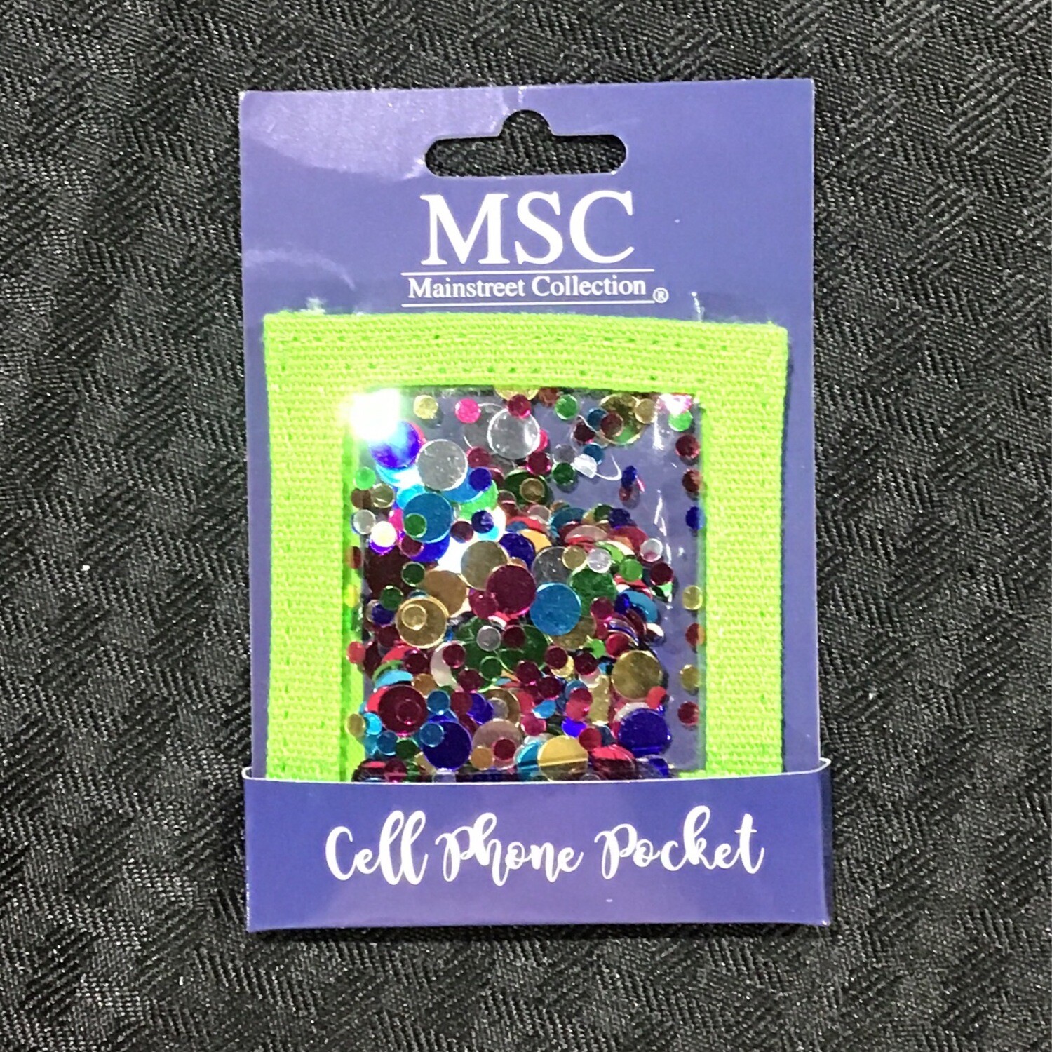 Lime Cell Phone Pocket