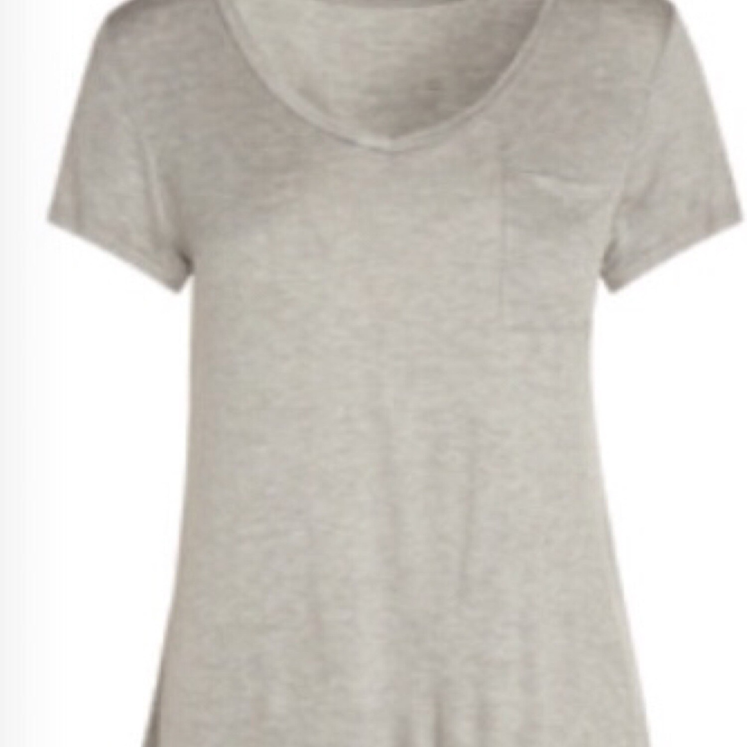 Heather Grey Pocket Tee