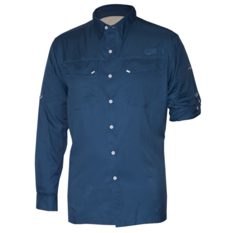 Mens LS shirt Ensign Blue