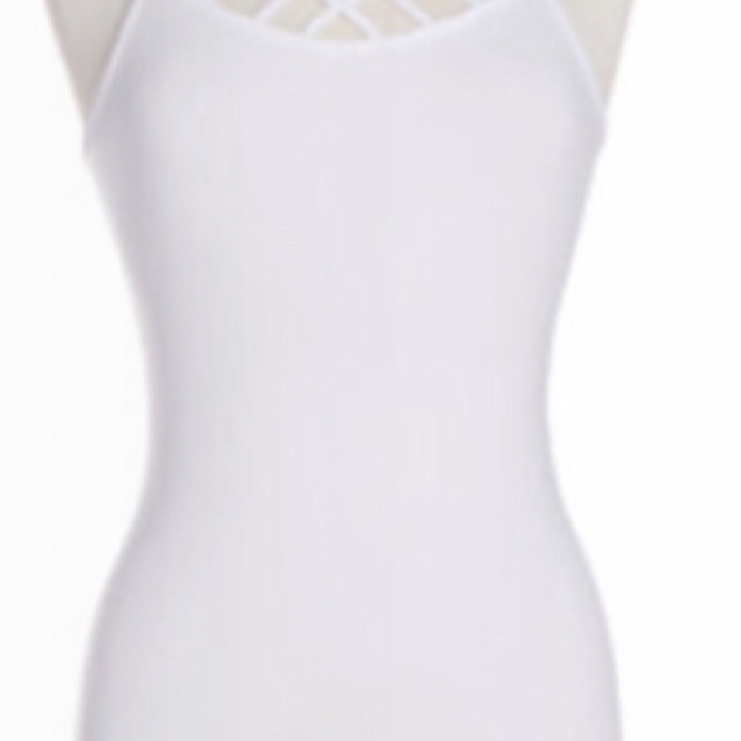 White Criss Cross Cami