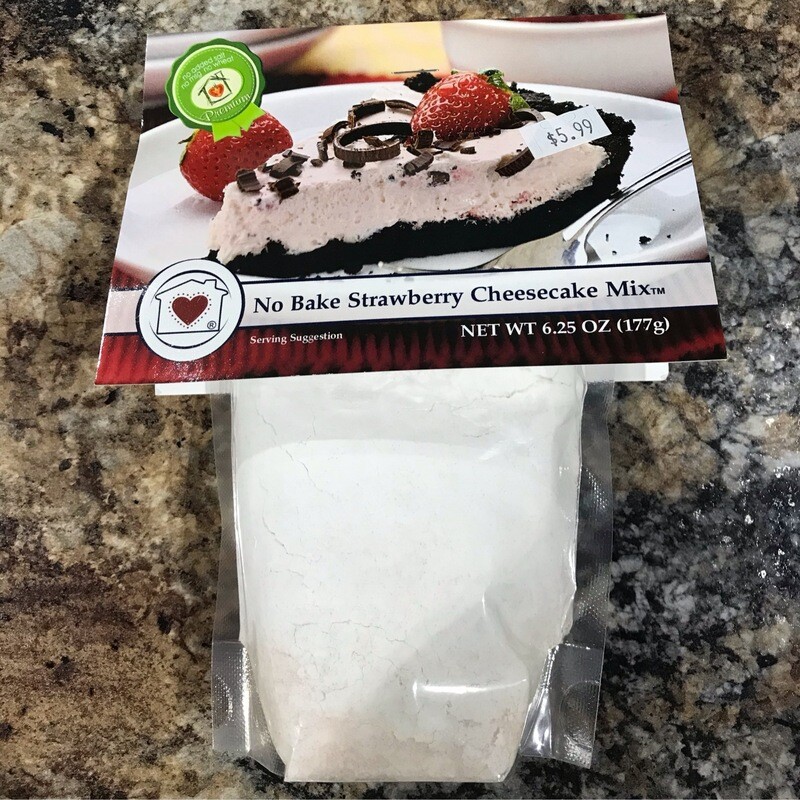 Strawberry no bake cheesecake