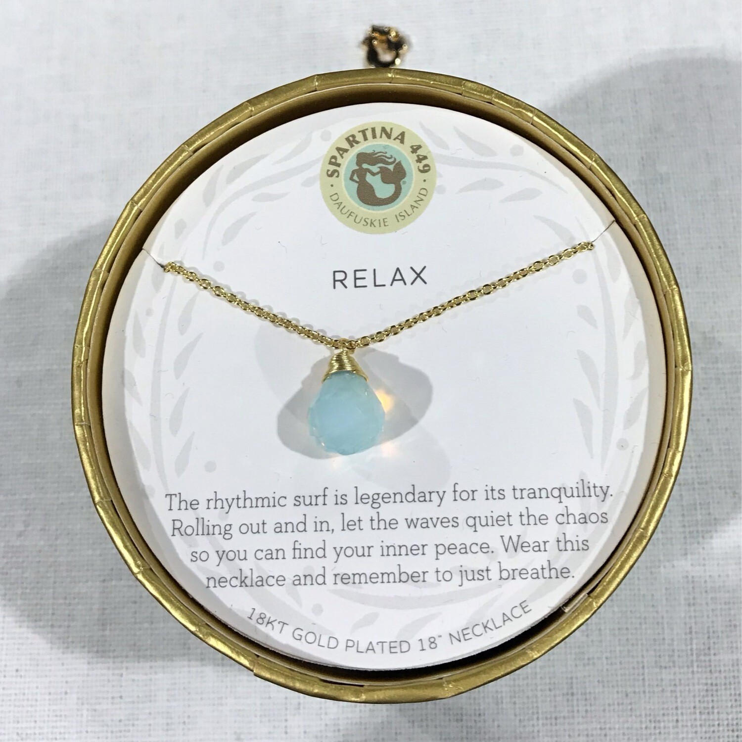 Spartina Water Drop Necklace relax