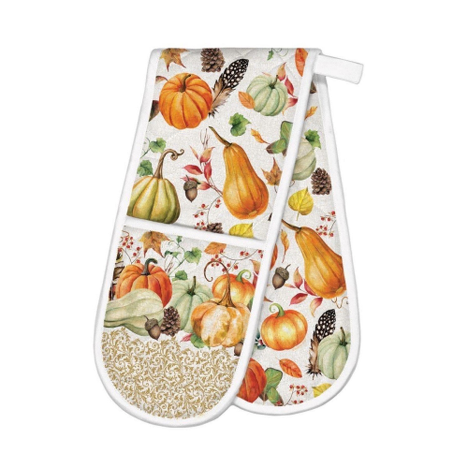 Sweet Pumpkin Double Oven Mitt