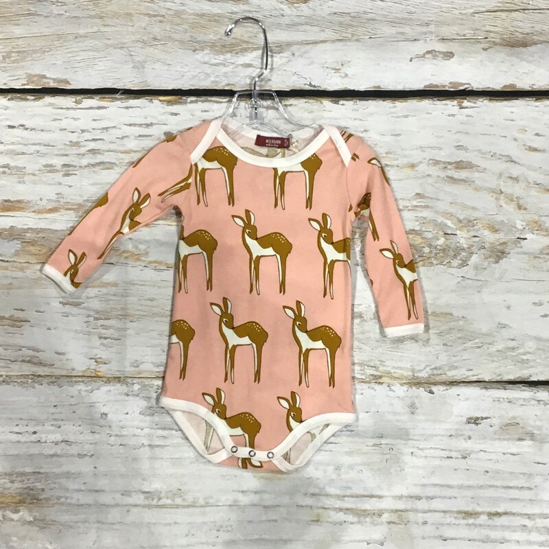LONG SLEEVE DOE ONESIE 12-18 months