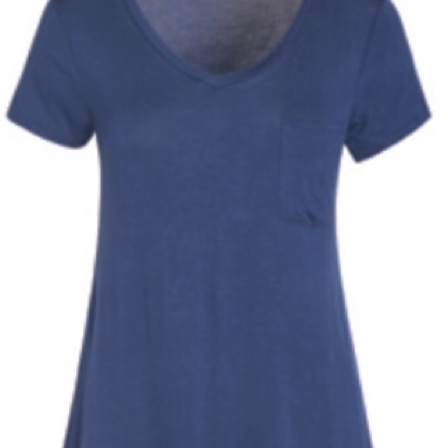 Blue Kimmi Pocket Tee