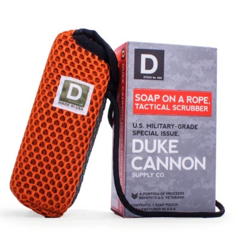 Duke Cannon Soap On A Rope Scrubber