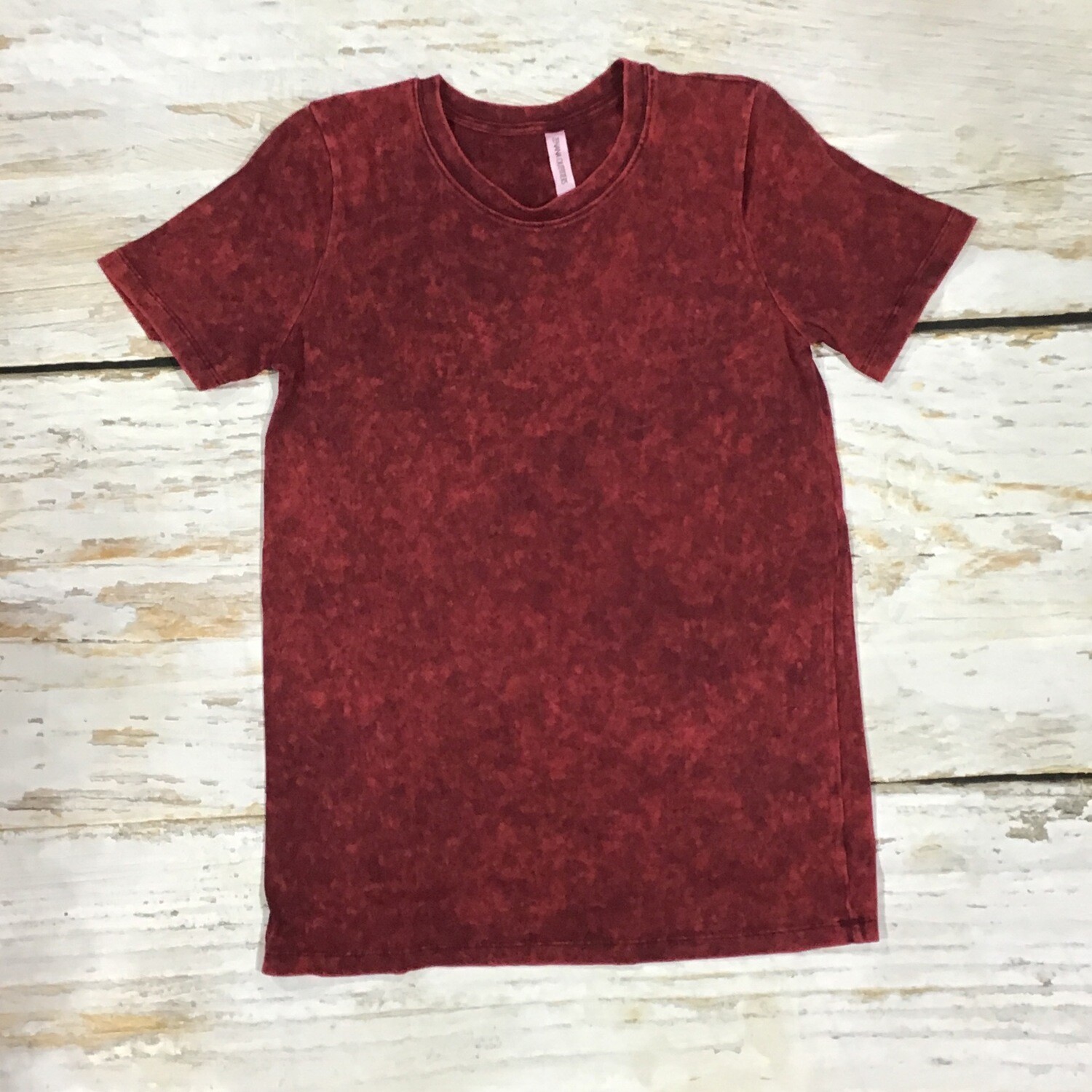 BURGUNDY MINERAL WASH SS TOP