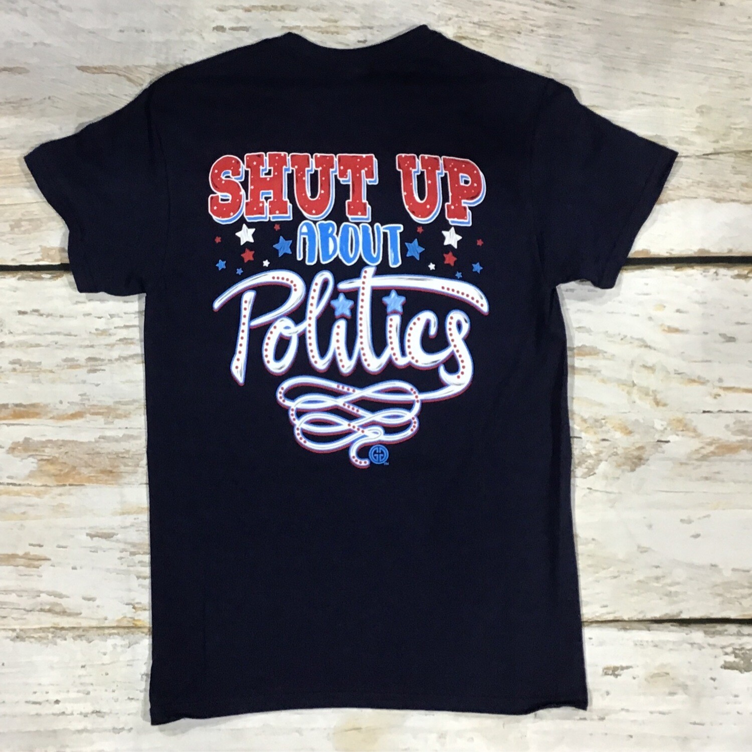 NAVY POLITICS T-SHIRT