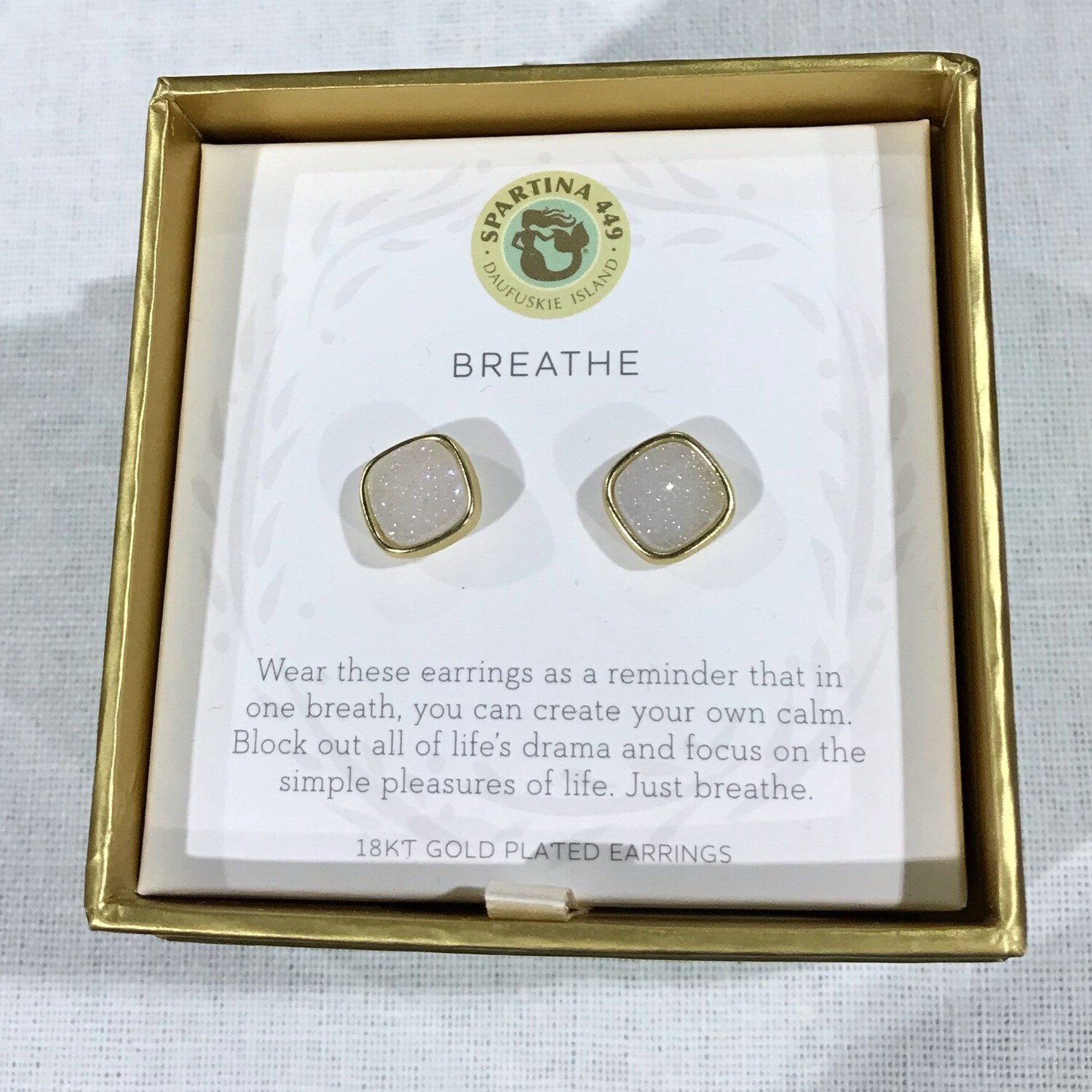 Spartina Breathe Druzy Earrings