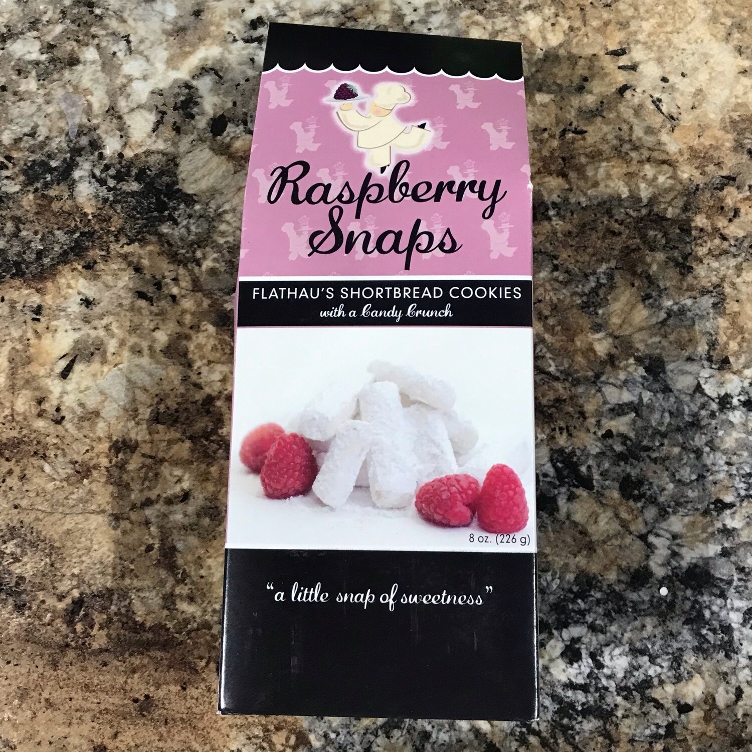 Raspberry Snap Cookies