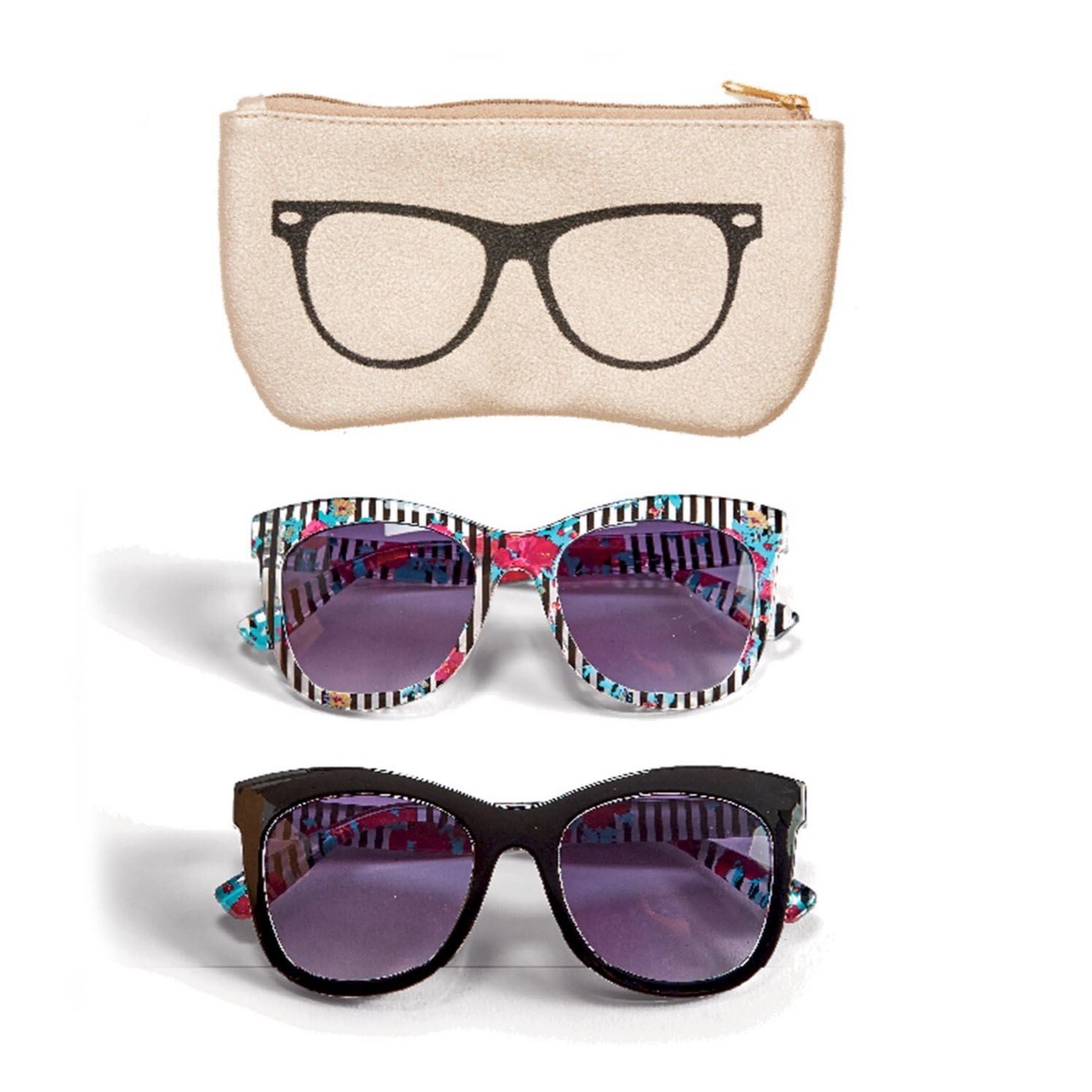 Floral Print Sunglasses
