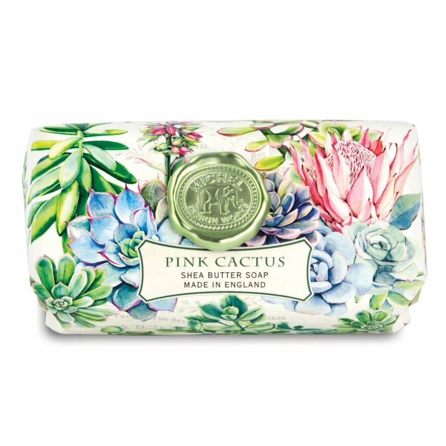 Pink Cactus Large Bar Soap