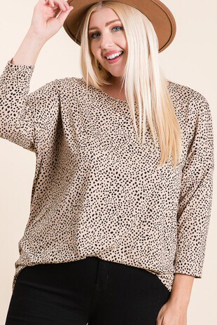 Leopard Long Sleeve Tunic