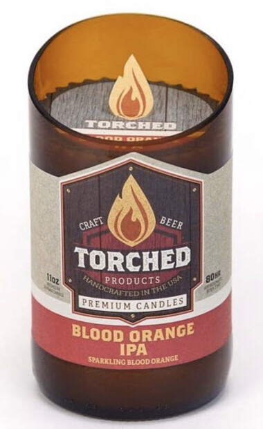 11oz Blood Orange IPA Bomber Bottle Candle