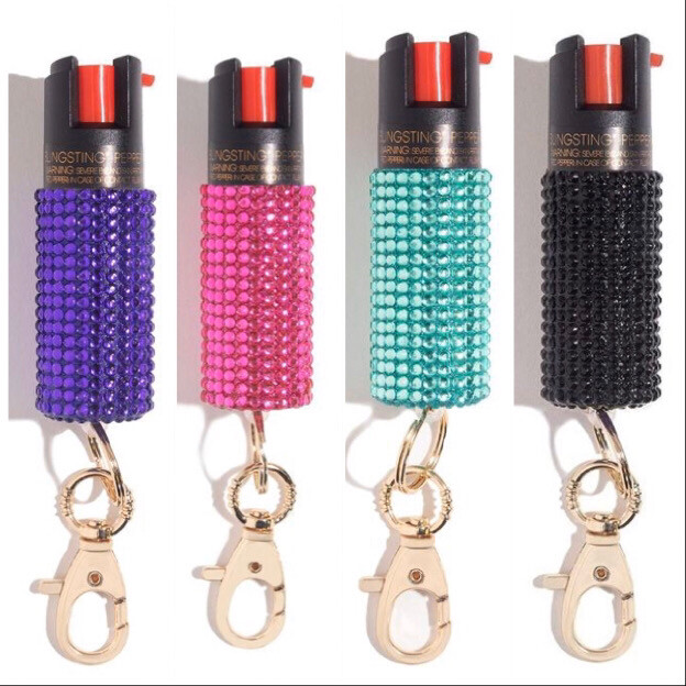 Blingsting Pepper Spray. Rhinestone