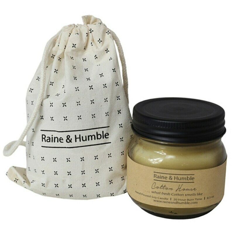 Hand Poured Soy Candle with Gift Bag