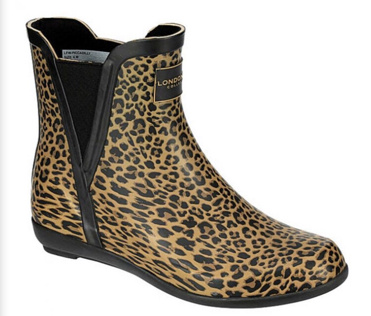 Piccadilly Leopard Rain Boots