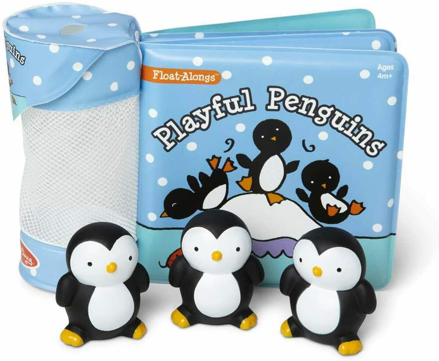 Float Along. Playful Penguins