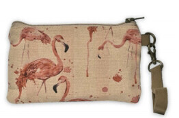Flamingo Wristlet