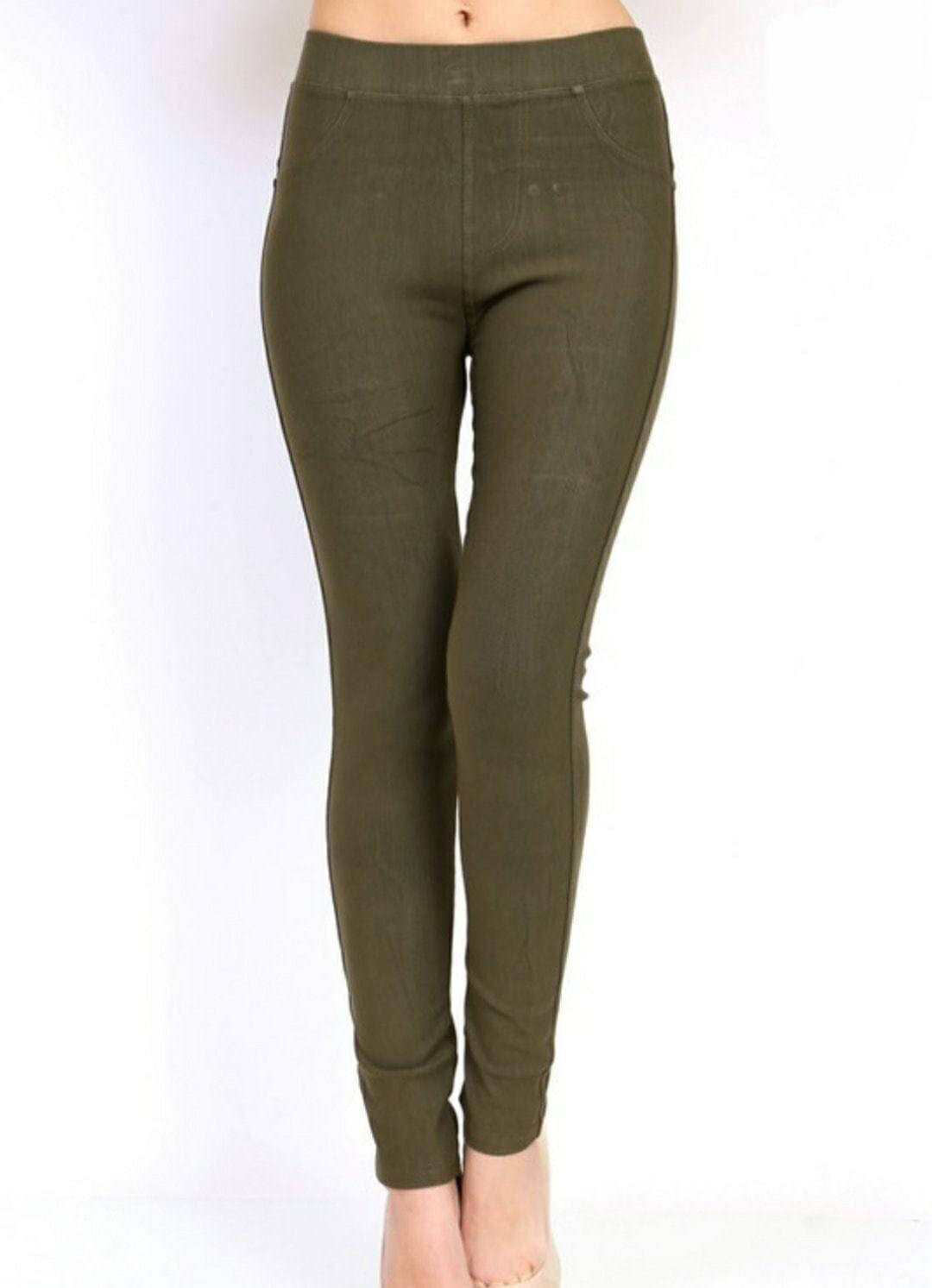 OLIVE COMFORT CONTROL LEGGINGS