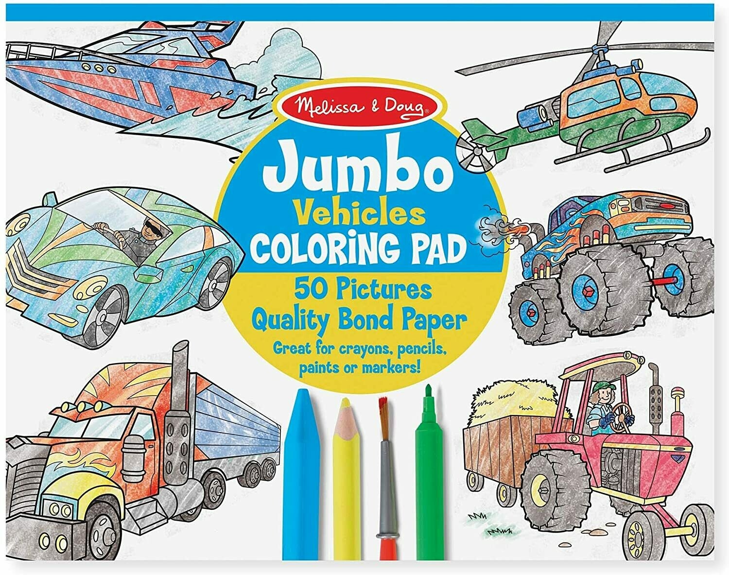 Jumbo Color Pad. Vehicles