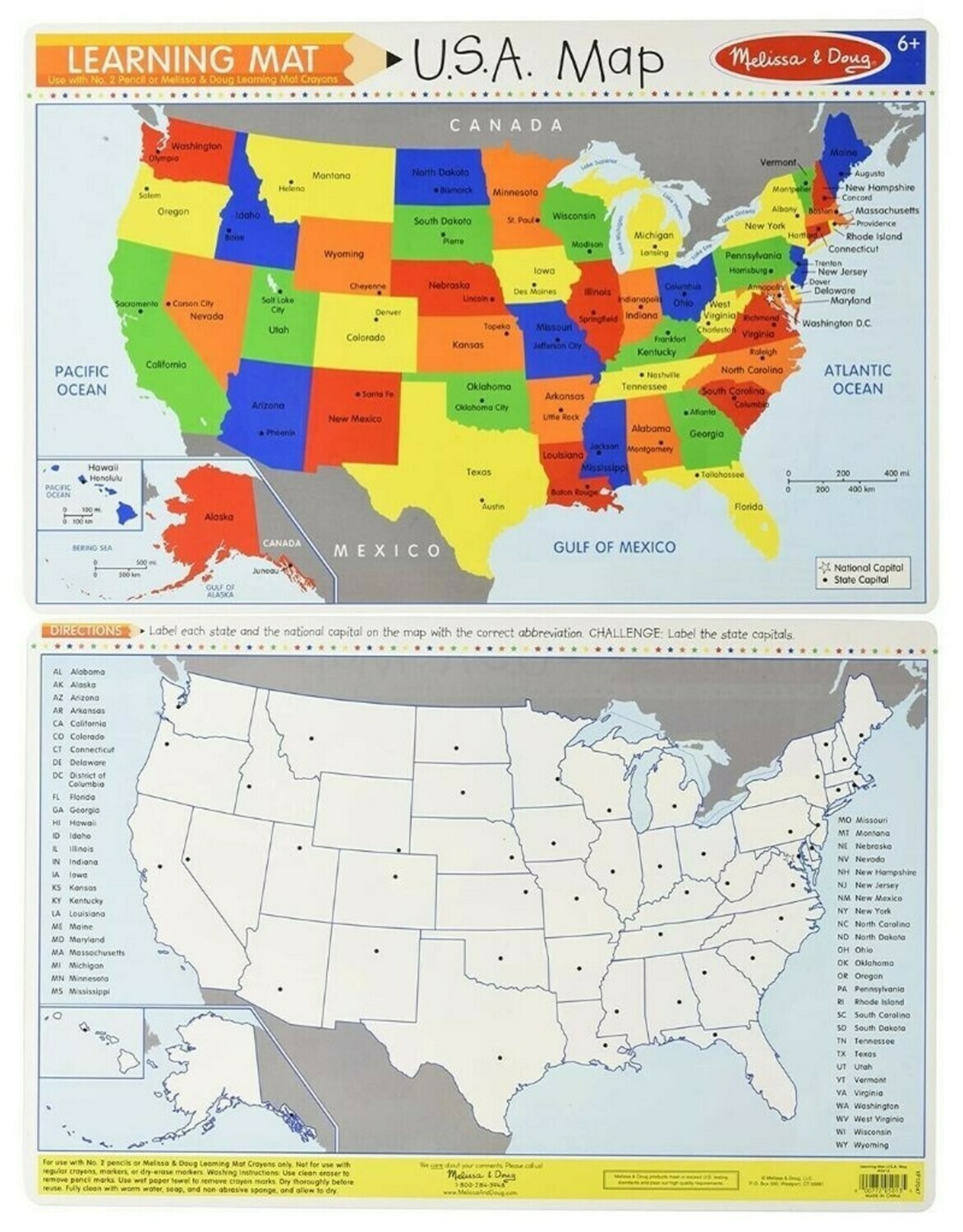 Leaning Mat. The United States