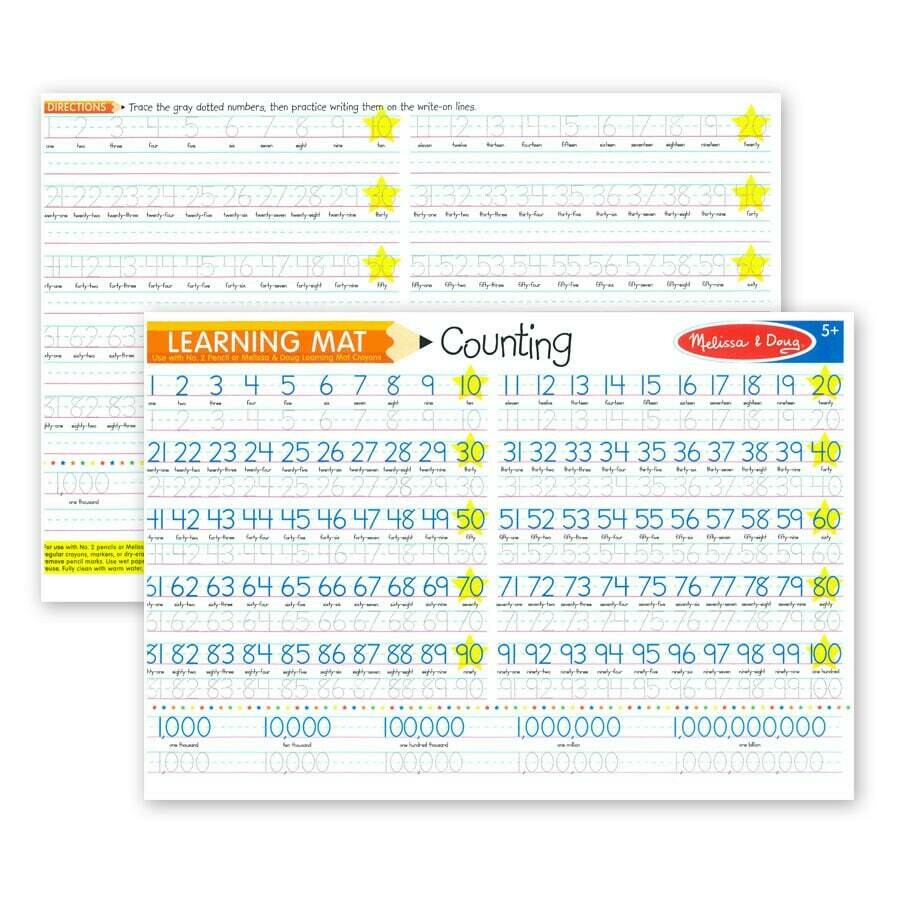 Learning Mats Counting to 100