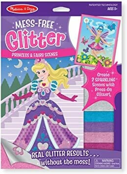 Mess Free Glitter-princess and fairy