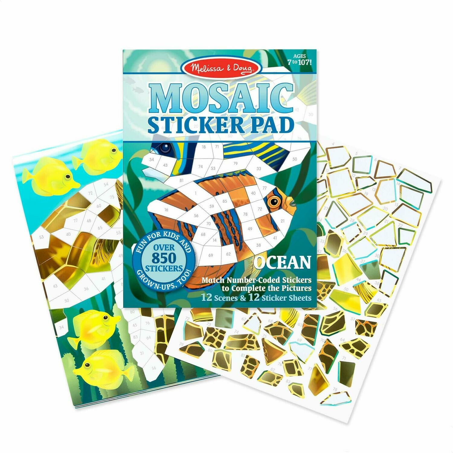 Mosaic Sticker Pad. Ocean