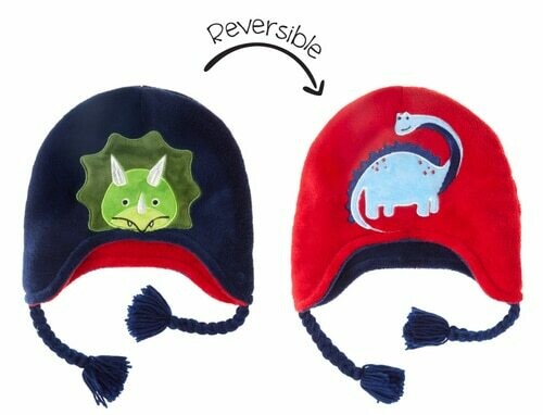 Reversible Dinosaur Hat Winter Hat