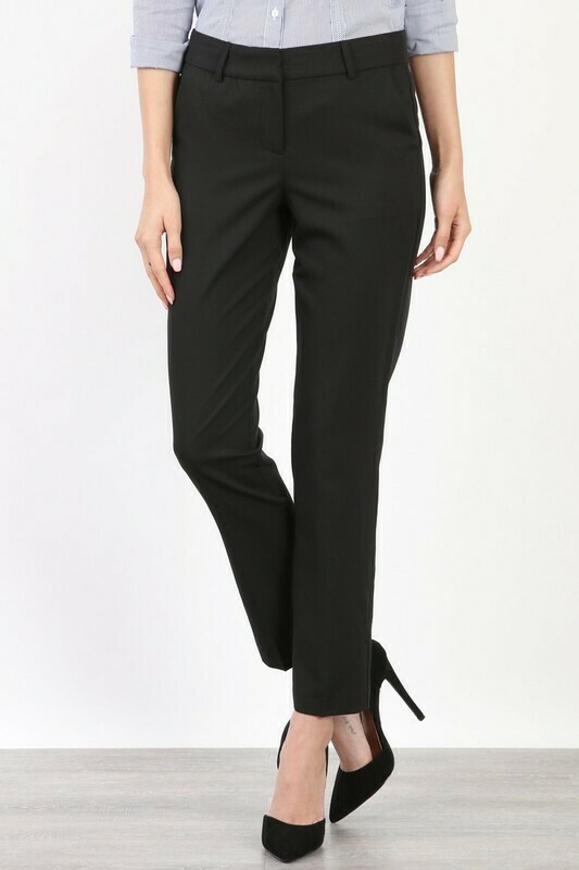 Womens Straight Leg Black Dress Pants