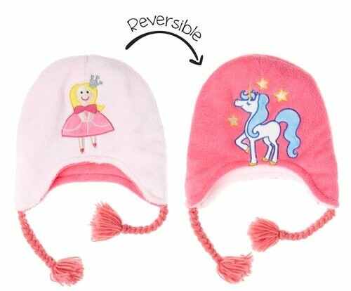 Reversible Princess/Unicorn Winter Hat