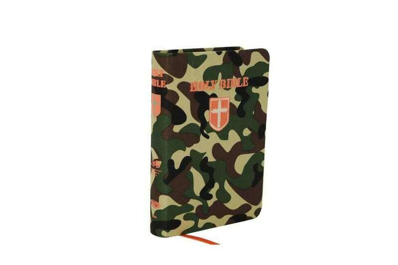 Kids Green Camo Bible