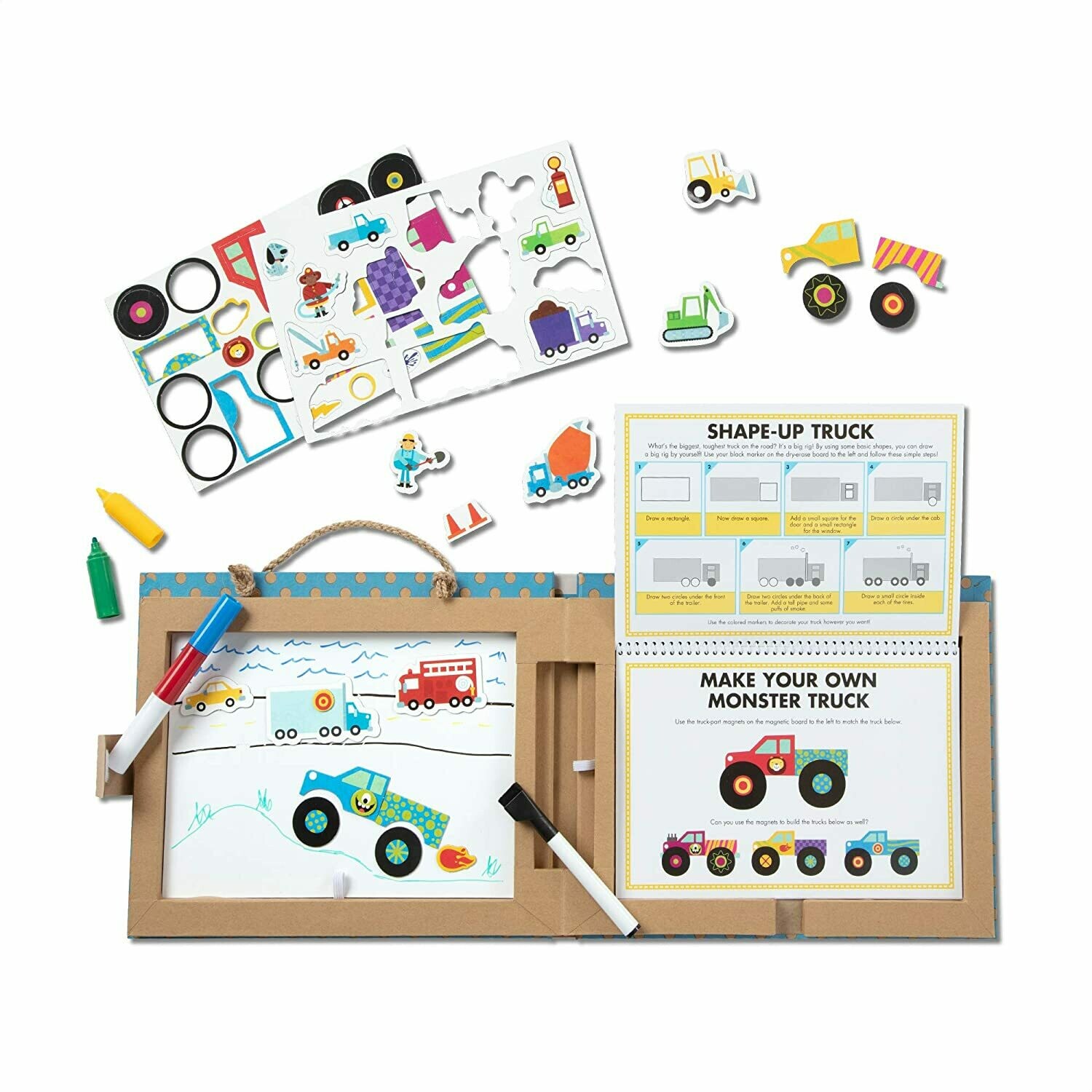 Play Draw Create. Trucks