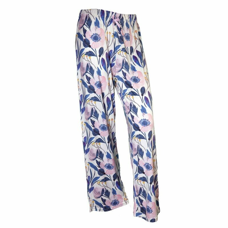 Pajama Pants. Cool Floral