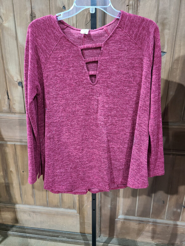 Maroon Long Sleeve Sweater