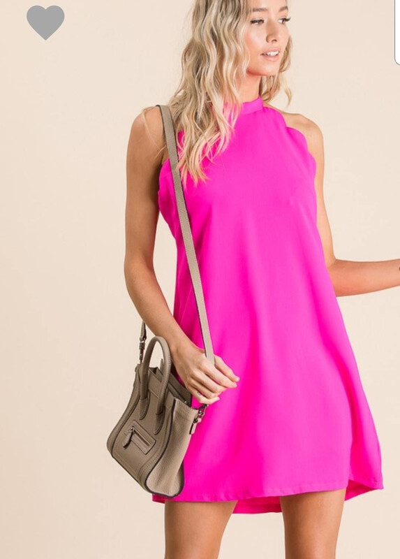 HOT PINK DRESS