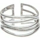 Silver Wavey Wire Ring