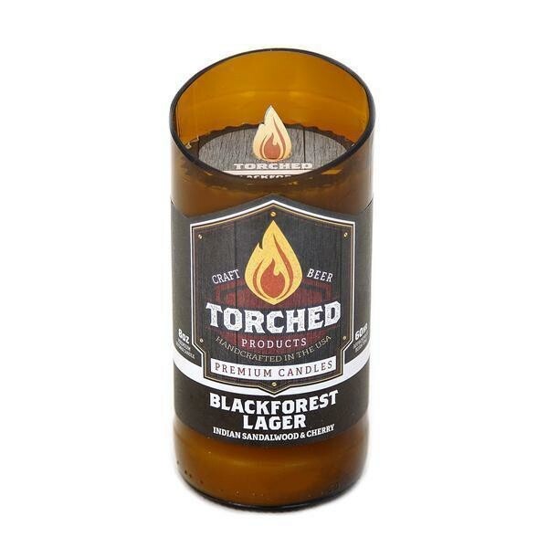 8oz Blackforrest Lager Beer Bottle Candle
