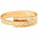Gold Tension Bangle Bracelet