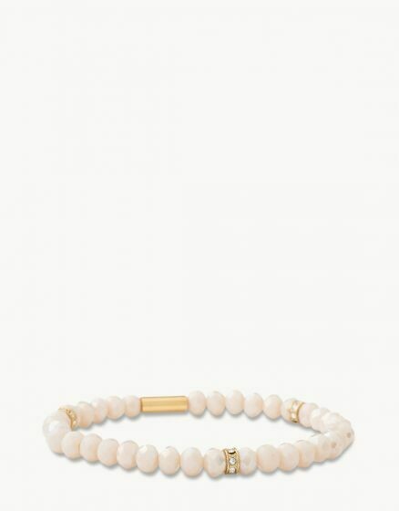 Cream stretch bracelet
