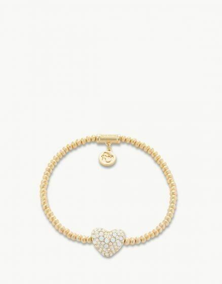 Heart Stretch Gold Bracelet