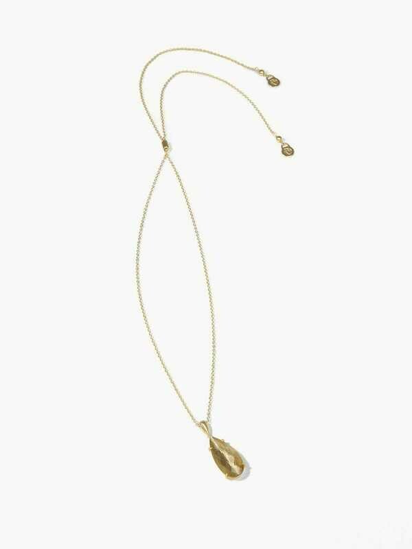 Dewdrop necklace gold