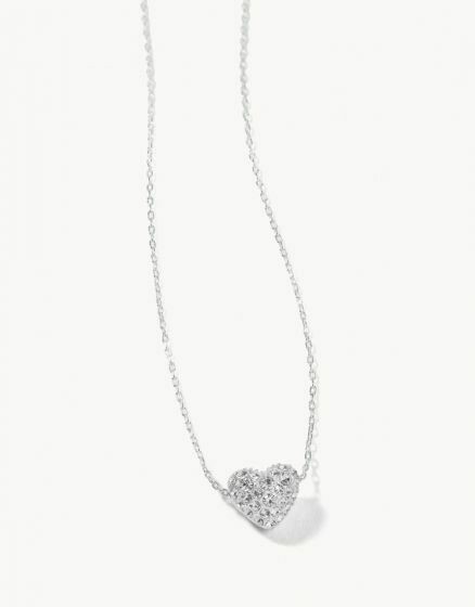 Bursting Heart Necklace 16"