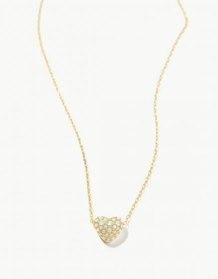 Bursting Heart Necklace 16”