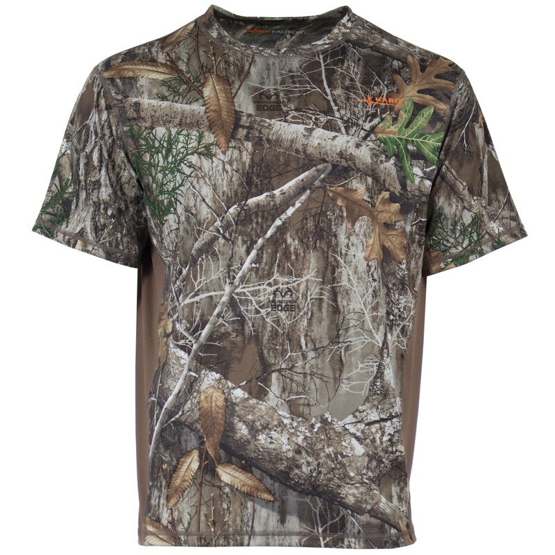 Mens Realtree Edge Reversible Short Sleeve Shirt